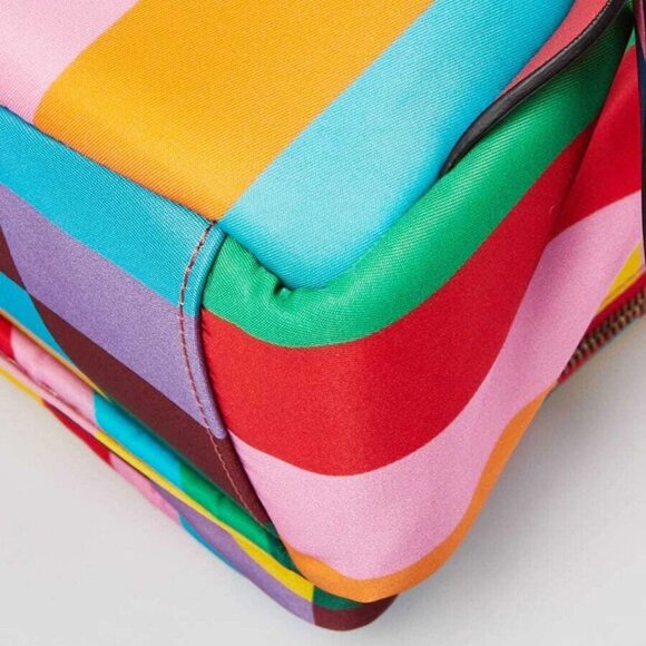 Valentino Multicolor Nylon 1973 Rockstud Small Backpack Bag - Picture 4 of 12